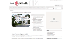 Desktop Screenshot of park-klinik-kiel.de