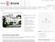 Tablet Screenshot of park-klinik-kiel.de